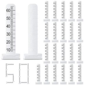 100 Pcs Self Leveling Pins 2.36 Inches (60 Mm) Level Stick Pegs for Tile Stone​ Ceramic and Floor Concrete Leveling Tools