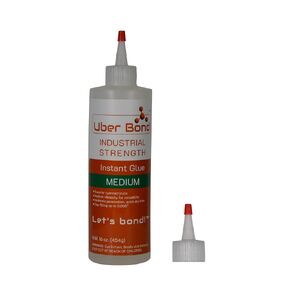 غراء فوري من الدرجة المهنية ، متوسطة القوية cyanoacrylate ، 100 cps (16 أوقية)