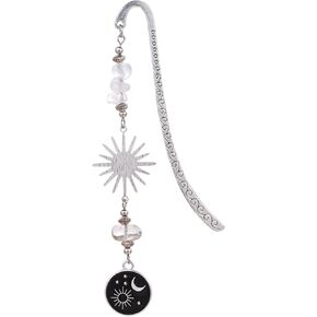 Retro Metal Bookmark for Bookish Gifts Wing Mask Bow and Arrow Charms Book Mark for Book Lover Gifts for Women Men (Night-Blue)