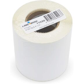 ملصقات Inkjet اللامعة 4 "× 6" لـ Epson TM-C3500 و TM-C3400 و Primera LX500 و LX400 ، 200 علامة/لفة على قلب 2 بوصة
