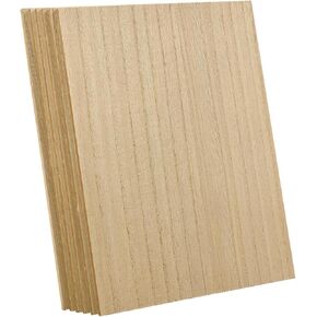 6 حزمة MDF ألواح الخشب 9 "X12" -1/4 بوصة خشبية سميكة ، ورقة MDF قشرة المزدوجة من أجل الحرف DIY محلية الصنع