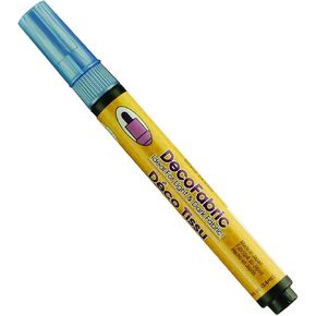 Uchida Marvy Deco Fabric Fine Point Tip Marker Mordies ، Blue