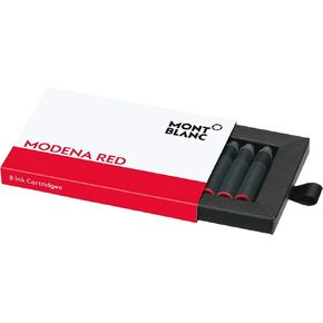 Montblanc Ink Cartridges Corn Poppy Red 119717 - Short International Standard Fountain Pens inill