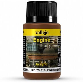 Vallejo Brown Engine Soot Model Paint Kit