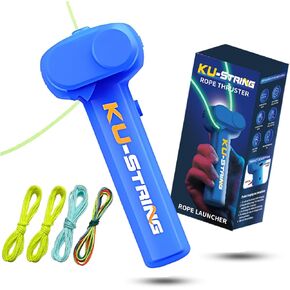 Glow-in-The-Dark Blue Light Rope Launcher – Magical Gravity-Defying Toy, Safe & Portable, Stunning Glow Effect, Easy to Use, for Indoor & Outdoor Fun (Deep Blue)