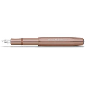 Kaweco al Sport Fountain Pen Rosé Gold I Premium Aluminium Reservoir Pen لخراطيش الحبر 13 سم I NIB: F (جيد)