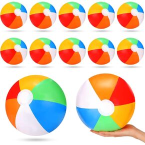Tanlade 100 قطعة قابلة للنفخ في كرة الشاطئ ، 10 بوصة كرات الشاطئ للأطفال ممتعة لحزب المسبح ، كرات الشاطئ ، ألعاب مياه عيد ميلاد الصيف (الطراز الكلاسيكي) in Kuwait