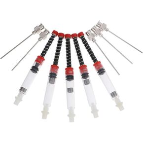 5Pcs Fountain Pen Ink Filler Spring Converter with Removable Standard Size Red