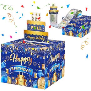 صناديق سحب أموال عيد ميلاد ، صندوق نقود للهدية النقدية ، هدية عيد ميلاد سعيد للرجال ، مربع هدايا مضحكة للأصدقاء ديكورات عيد ميلاد مفاجأة للأولاد