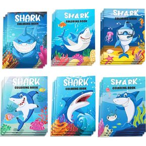 16 PCS Fish Colling Books Bugs Party Party Favors Bulk Mini Colling Books Back