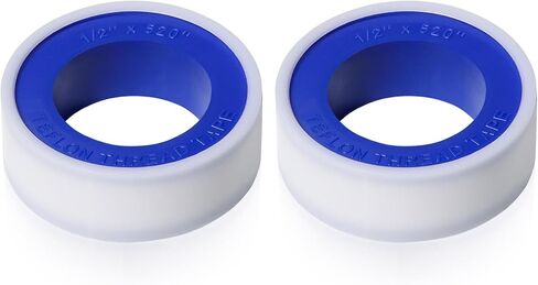 4 Rolls Teflon Tape,Plumbers Tape(1/2 Inch X 520 Inches),PTFE Tape for Sealing Tape,Plumbing Tape,Sealant Tape,Thread Seal Tape for Shower Head,Water Pipe,Prevent Leakage,Thicker in Saudi Arabia