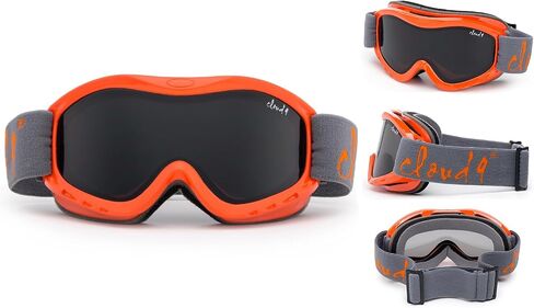 Kids Boys & Girls SKi Snow Goggles Anti-Fog UV400 Protection Dual Lens 1 Pair in Saudi Arabia