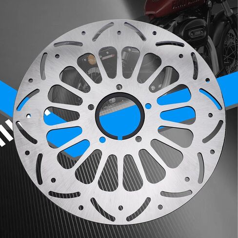 11.5" Rear Brake Rotor Disc Upgrade Fit for Harley Davidson Touring Sportster Softail Dyna Early Super Glide 1984-2017, 420 Stainless Steel Motorcycle Brake Rotor in Kuwait