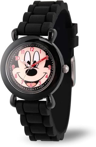 Disney Mickey Mouse Kids' Plastic Time Teacher Analog Quartz Silicone Strap Watch in Kuwait