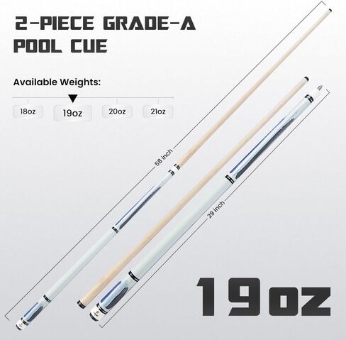 Big Cat Timacy Legacy Pool Cue Stick - Grade A Canadian Maple ، طرف جلدي احترافي 12.5 ملم ، طوله 58 بوصة ، جديلة بلياردويارد متميزة للبالغين - المنزل أو البطولة - 19oz ، Paint VII Dynamite Black in Saudi Arabia