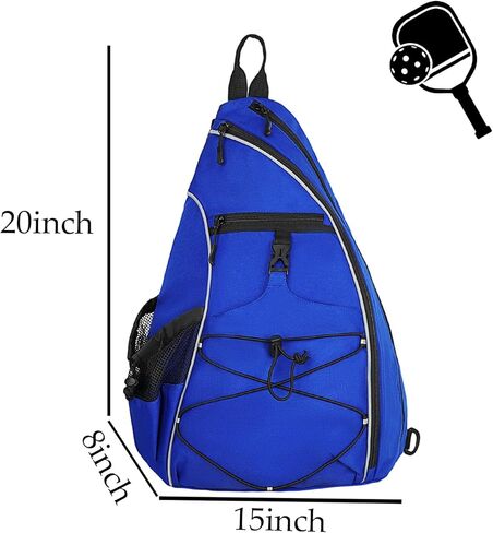 Goloni Pickleball Bag for Women,Mens Pickle ball Backpack,Lightweight Sling Bag with Fence Hook,Large Capacity,Safety Pocket in Kuwait