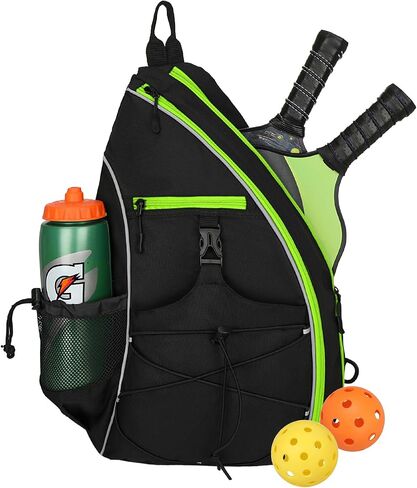Goloni Pickleball Bag for Women,Mens Pickle ball Backpack,Lightweight Sling Bag with Fence Hook,Large Capacity,Safety Pocket in Saudi Arabia
