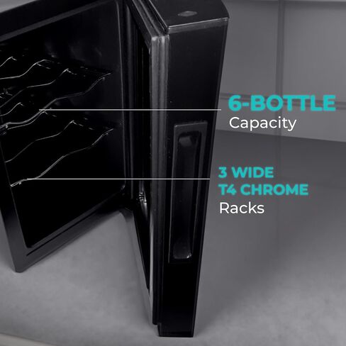 Koblenz 12 Free Standing Dual Zone Fridge and Chiller, 750 ml Wine Bottles (EVFK-06), Black in Saudi Arabia