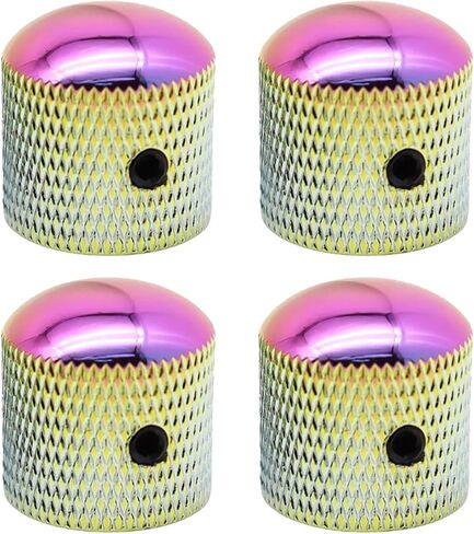 4Pcs Metal Guitar Knobs Volume Tone Control Knobs Dome Knobs with with Allen Keys Screws for Fender Telecaster Gibson Les Paul Electric Guitar Bass (red Copper) in Saudi Arabia