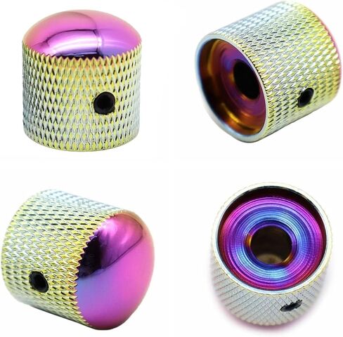 4Pcs Metal Guitar Knobs Volume Tone Control Knobs Dome Knobs with with Allen Keys Screws for Fender Telecaster Gibson Les Paul Electric Guitar Bass (red Copper) in Saudi Arabia