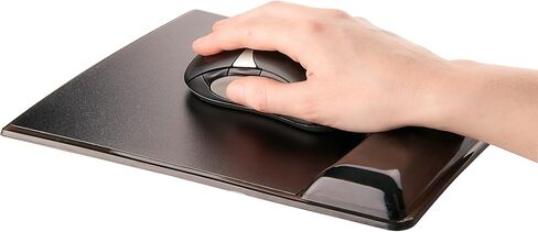 Fellowes® MICROBAN® Gel Mouse Pad Wrist Support - Black (9182301) in Saudi Arabia