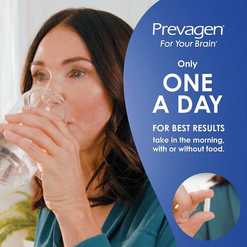 Prevagen Improves Memory - Regular Strength 10mg, 60 Capsules with Apoaequorin & Vitamin D 7-Day Pill Minder | Brain Supplement for Better Brain Health, Supports Healthy Brain Function in Saudi Arabia