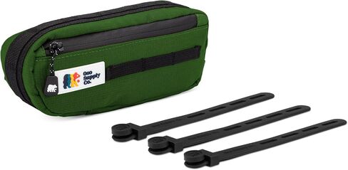 Bike Frame Bag – Waterproof Zippers and Water-Resistant Fabric, Dual Storage Compartments, Adjustable Straps – Fits All Frame Sizes, Perfect for Cycling, Commuting, and Adventure Rides (Black) in Saudi Arabia