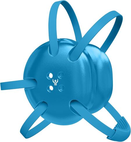 Wrestling Classic Headgear Earguard Adult Grappling Head Gear | Adjustable Ear Guards Powder Blue Straps in Kuwait