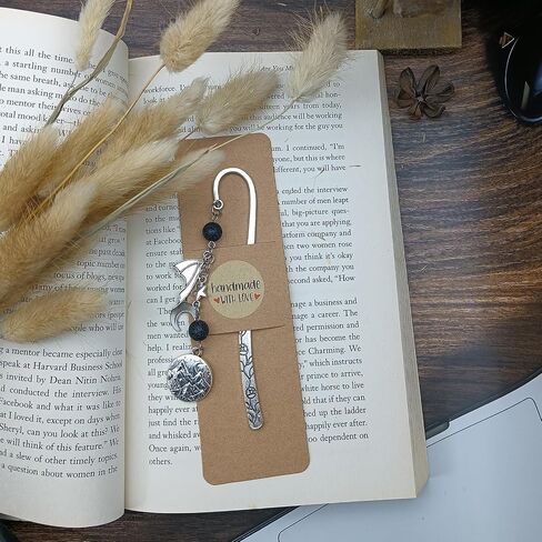 Retro Metal Bookmark for Bookish Gifts Wing Mask Bow and Arrow Charms Book Mark for Book Lover Gifts for Women Men (Night-Blue) in Saudi Arabia