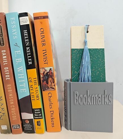 الكتاب على شكل إشارة مرجعية حامل مكتب مكتب الإشارة المرجعية الحلي هدية لأصدقاء ديكور ديكور هدايا مخصصة تخزين مربع للإشارة المرجعية (شفافة) in Kuwait