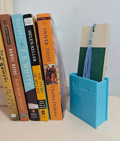 الكتاب على شكل إشارة مرجعية حامل مكتب مكتب الإشارة المرجعية الحلي هدية لأصدقاء ديكور ديكور هدايا مخصصة تخزين مربع للإشارة المرجعية (شفافة) in Kuwait