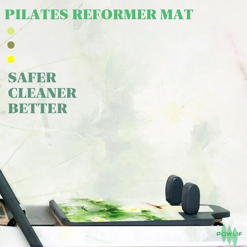 Pilates Reformer Mat, Foldable Pilates Reformer Cover with 2 Options, 39in x 24in Pilates Reformer Mat Towel in Kuwait