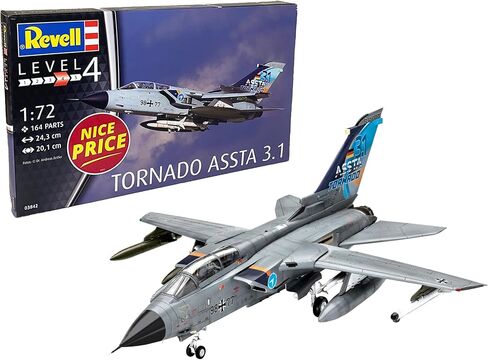 Revell 03842 Tornado Assta 3.1 1:72 مقياس طراز بلاستيكي غير مبني/غير مصقول in Saudi Arabia