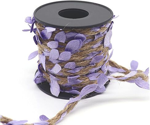 Natural Jute Twine Leaf String 5mm, Artificial Leaves for Crafts (Green Leaves) in Kuwait