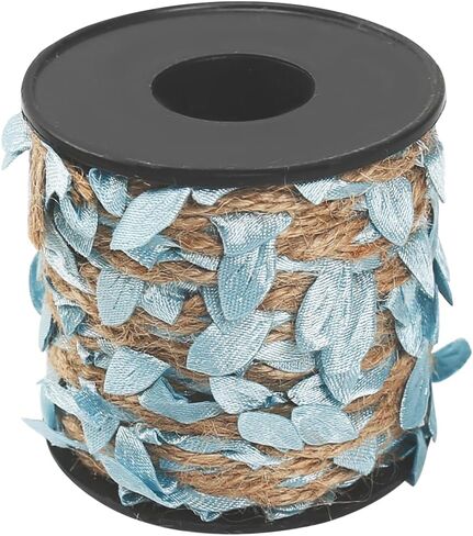 Natural Jute Twine Leaf String 5mm, Artificial Leaves for Crafts (Green Leaves) in Kuwait