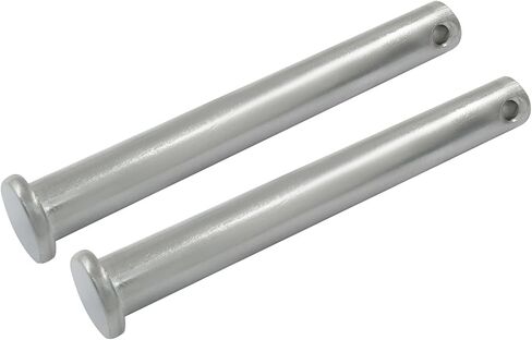2Pcs Single Hole Clevis Pins M8 X 100mm Flat Head 304 Stainless Steel Clevis Pins for Metal Devices, Furniture Installation, DIY in Saudi Arabia