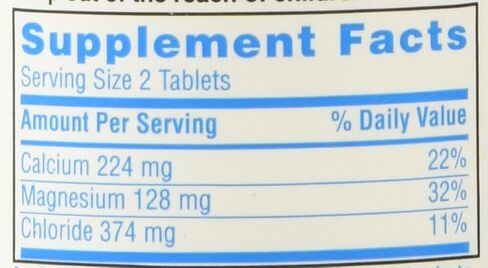 Rising Mag64 Magnesium Chloride with Calcium Tablets, Helps Maintain The Functions of The Heart, Muscles, and Nervous System - 60 Tablets in Saudi Arabia