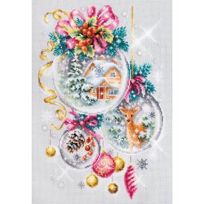 Magic Needle Zweigart Edition Cross Cross Stitch Kit A Christmas Fairy Tale ، 22x32cm ، DIY