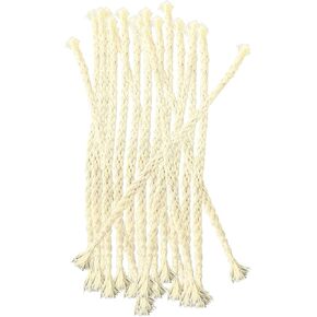 1/4" Round Oil Wick Cotton 15CM Woven Wick, Replacement Candle Lamp, Oil Wick Only-20PCS