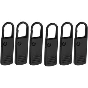 QLXHBOT ZIPPER PULLS TAB استبدال الأمتعة السوستة ملحق السحب 6pcs سحالات الظهر العلامات تعامل مع مستودع إصلاح إصلاح حقيبة حقيبة