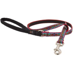 Dog Leash by Lupine 1/2" Wide El Paso Design 4-Foot Long with Padded Handle