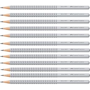Faber-Castell 205044 - Bleistift Grip 2001, Härtegrad HB, 12 Stück