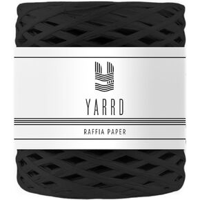 436 Yards Black Raffia Paper Ribbon for Gift Wrapping, Crafting, and Decorating - 1/4'' Wide, 15736 Inches Long, Classic Style, Black Color, Letter Print Pattern