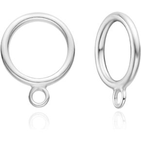 20pcs Adabele أصيلة 925 Sterling Silver 6mm خاتم القفز المغلقة OT Link 2mm حلقة دائرية (سلك قوي 1 مم/18) لصنع المجوهرات الحرفية DIY SS254-3