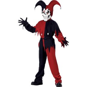 Kids Evil Jester Costume