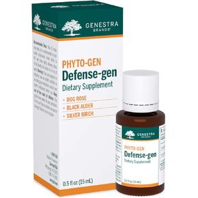 Genestra Brands Defense-Gen | وردة الكلب ، ألدر الأسود ، وملحق العشبية البتولا الفضية | 0.5 FL. أوز.