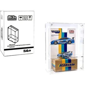 Mijo Exclusives 1:64 Premium Die-Cast Collector Case مع Lead & Cover-يناسب Hotwheels و Nascar و Lionel Racing و Minigt و TSM و Kaido-House Diecast Cars (Premium)