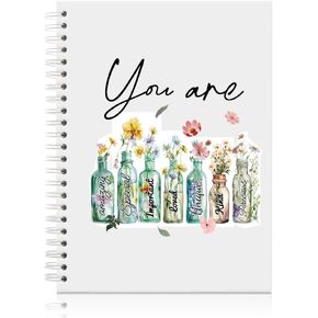 You Are Amazing Spiral Journal Notebook for Women, Funny Notebooks for Coworkers, Appreciation Gifts for Grandma Mom Aunt, Inspirational Birthday Gifts for Sister Daughter BFF Friend