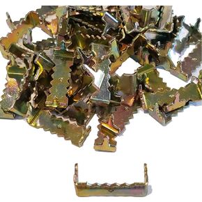 Premium Quality 1" Brass Plates Nailess Sawtooth Hanger - 20 Pack