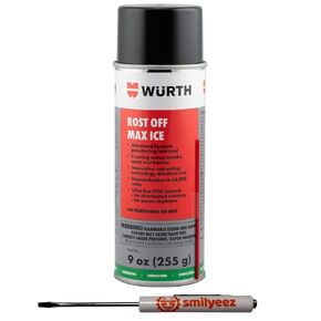 Smilyeez Listing for Wurth Rost Off Max Ice Penetrating Lubricant (1 Can) - Rust Eating - Advanced Penetrating Formula -Nuts Off Penetrating Lubricant